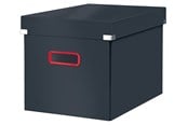 Archivierung und Aufbewahrung - Leitz  Click & Store Cosy Aufbewahrungs- und Transportbox Cube Groß Samtgrau - 53470089