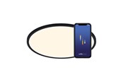 Smart-Home - Nordlux Oja Smart 42 Deckenleuchte Schwarz - 2015136103
