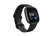 Smartwatches, Pulsuhren, Sportuhren & Schrittzähler - Fitbit Versa 4 Black/Graphite - FB523BKBK