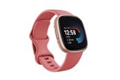 Smartwatches, Pulsuhren, Sportuhren & Schrittzähler - Fitbit Versa 4 Pink Sand/Copper Rose - FB523RGRW