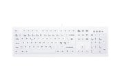 Tastaturen - Cherry MedicalKey - Tastaturen - Nordisch - Weiss - AK-C8100F-UVS-W/NOR