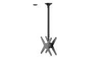 Wandhalterungen, AV-Halterungen & AV-Möbel - Neomounts - mounting kit - full-motion - for 2 flat panels - black - Max 100 kg - recommended for 75" - FPMA-C340DBLACK