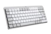 Tastaturen - Logitech MX Mechanical Mini for Mac - Minimalist Wireless Illuminated Performance Keyboard Pale Grey - FR - Tastatur - Französisch - Grau - 920-010795