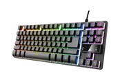 Tastaturen - Trust Gaming GXT 833 Thado TKL - Gaming Tastatur - Schwarz - TR-23698