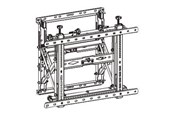 Wandhalterungen, AV-Halterungen & AV-Möbel - Neomounts WL95-900BL16 - mounting kit - for LCD display - Max 70 kg - recommended for 75" - WL95-900BL16