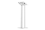 Wandhalterungen, AV-Halterungen & AV-Möbel - Neomounts FL15-750WH1 - stand - for tablet - white - Max - recommended for 9.7", 10.1", 10.2", 10.4", 10.5", 10.9", 11" - FL15-750WH1