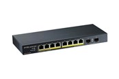 Switches - ZyXEL GS1100-10HP 8-port GbE Unmanaged Switch + 2x Gigabit SFP - GS1100-10HP-EU0102F