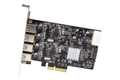 Controller - StarTech.com 4-Port USB PCIe Card - 10Gbps USB 3.1/3.2 Gen 2 Type-A PCI Express Expansion Card - 2 Controllers - 4xUSB - Windows/Mac/Linux - USB adapter - PCIe 3.0 x4 - USB 3.1 Gen 2 x 4 - PEXUSB314A2V2