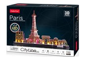 Puzzle - Cubic Fun 3d Puzzle City Line Paris with LED Lighting 115pcs. 3D Puzzle - 306-L525H