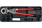 Haus & Garten - Yato YT-21735 HYDRAULIC HAND PRESS FOR PRESSING PEX-AL-PEX FITTINGS WITH A SET OF 8 PIECES - YT-21735