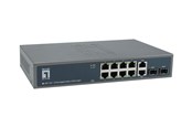 Switches - LevelOne GEP-1221 - switch - 12 ports - unmanaged - rack-mountable - GEP-1221