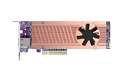 Controller - QNAP QM2-2P410G1T - storage controller - PCIe 4.0 x4 (NVMe) - PCIe 4.0 x8 - QM2-2P410G1T