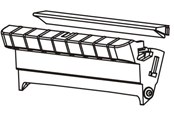 Drucker Zubehör - Zebra - front bezel dispenser - P1027135-044