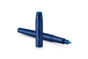 Utensilien zum Schreiben und Zeichnen - Parker IM Monochrome Füller | Oberfläche und Zierteile in Blau | Füllfederhalter mit feiner Feder und blauer Tinte | Geschenkbox - 2172963