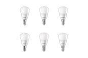 LED-Birnen - Philips LED-Lampe P45 4.9W/827 (40W) 6-pack E14 - 929003546596