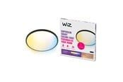 Smart-Home - WiZ SuperSlim Smart Ceiling Light Black 22W Tunable White & Dimmable - 929003226801