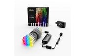 Smart-Home - Twinkly Curtain – 210 App-Controlled 210 RGB + Warm White LEDs. 1.5 x 2.1 Meters. Clear Wire. - TWW210SPP-TEU