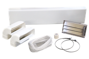 Dunstabzugshauben - THERMEX Exhaust kit for Le Mans Compact Typhoon/Tornado/Sirocco - 535.21.1250.9