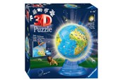 Puzzle - Ravensburger Light Up Children's World Map 3D Puzzle 180pc 3D Puzzle - 112883