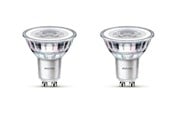LED-Birnen - Philips LED-Lampe Classic 3.5W/827 (35W) 36° 2-pack GU10 - 929001217892