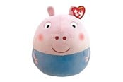 Plush - Ty SquishaBoo George Pig 25 cm - 0008421393169