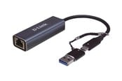 Netzwerkadapter (Netzkarte, Druckserver, u.s.w.) - D-Link DUB-2315 - network adapter - USB-C / Thunderbolt 3 - 2.5GBase-T x 1 - DUB-2315