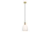Lampen - EGLO MANZANARES PENDANT E27 Ø225 BRUSHED BRASS - 900305