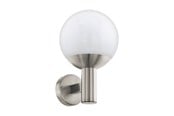 Smart-Home - EGLO NISIA-Z outdoor wall lamp stainless steel/white - 900265