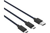 Gaming Zubehör - Venom Dual Play & Charge Cable - Wired Controller Ladekabel - Sony PlayStation 5 - VS5002