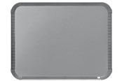 Konferenz und Präsentation - Nobo  magnetisches Whiteboard, schmaler, silberner Rahmen 28 x 22 cm Silber - QB05142CD