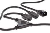 Stromkabel (Intern) - DIGITUS Y-power Cord Cable - AK-440400-017-S
