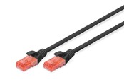 Netzwerk - Kabel - DIGITUS CAT 6 U-UTP - 5m - Schwarz - 5m - DK-1617-050/BL