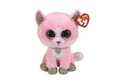 Puppen & Zubehör - Ty Beanie Boos - Fiona Pink Cat 15cm - 0008421363667