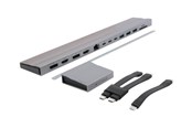Dockingstationen - Targus HyperDrive - docking station - USB-C x 2 - 3 x HDMI 3 x DP - GigE - HD156
