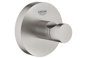 Badezimmerzubehör - Grohe Essentials Towel hook, Supersteel - 40364DC1