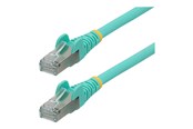 Netzwerk - Kabel - StarTech.com 1m CAT6a Ethernet Cable - 1 m - aqua - Blau - 1m - NLAQ-1M-CAT6A-PATCH