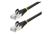 Netzwerk - Kabel - StarTech.com 50cm CAT6a Ethernet Cable - 50 cm - black - Schwarz - 0.5m - NLBK-50C-CAT6A-PATCH