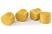 Spielzeugauto - Bruder Access.: 4 round hay bales ockery for Claas Rolland 250 - BR2344
