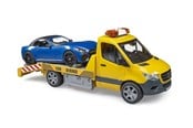 Spielzeugauto - Bruder MB Sprinter transporter with  Roadster and L & S Module - BR2675