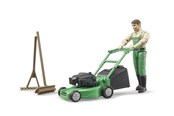 Spielzeugauto - Bruder BWorld Gardener with lawn mower and equipment - BR62103