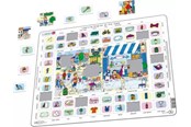 Puzzle - Larsen Puzzles Learning English at the Cafe (Maxi) - LA-EN2EN