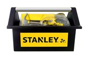 Kreativ-Spiele - Stanley Open Toolbox + 5 pc Toolset Hammer Screwdriver Philips Screwdriver Flat Square Safety Goggle Open Toolbox - TBS005-06-SY