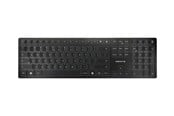 Tastaturen - Cherry KW 9100 SLIM - Tastaturen - Englisch - Silber *DEMO* - JK-9100EU-2