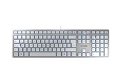 Tastaturen - Cherry KC 6000 SLIM - Tastaturen - Deutsch - Silber - JK-1620DE-1