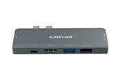 Dockingstationen - Canyon DS-5 - docking station - USB-C - 7-slot - HDMI - CNS-TDS05B