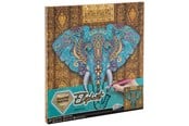 Kunst & Handwerk Ausstattung - Grafix Diamond Painting on Canvas Elephant 30 x 30 cm - 260010