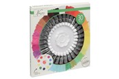Kunst & Handwerk Ausstattung - Nassau Acrylic colour paint circle 30 x 12ml + 1 palette - AR0751/GE