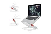 Systemzubehör - Leitz Ergo Verstellbarer Multi-Winkel Laptopständer, 63% recycelter Kunststoff, Weiß - 64240001