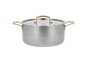 Töpfe - Pillivuyt Gourmet Durance Saucepan with Lid Dia 24 cm 5 litres Steel - 27359