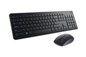 Tastaturen - Dell KM3322W - Tastatur & Maus Set - Universal - Schwarz - 580-AKFZ